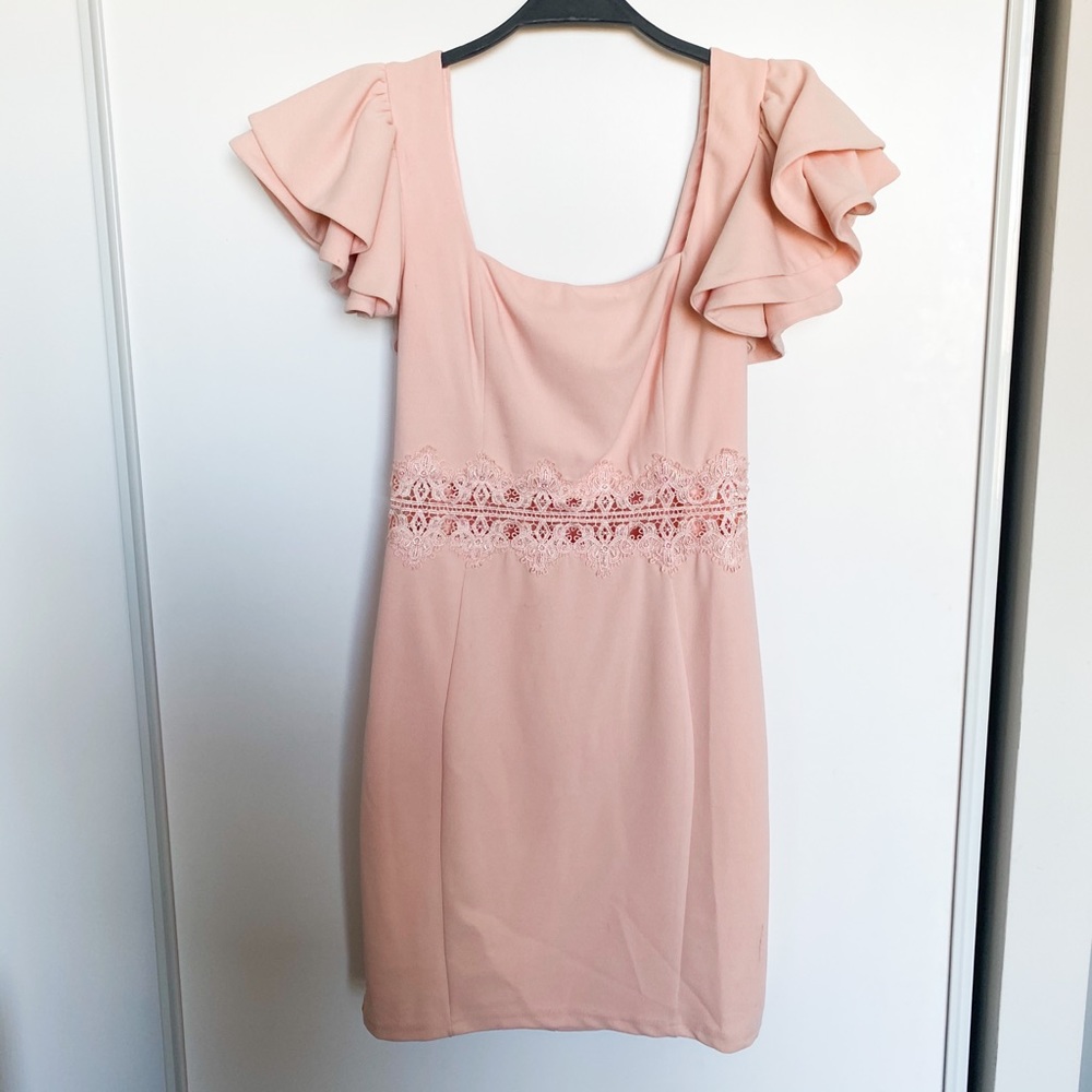 ShopM - Baby Pink/Cream Dress